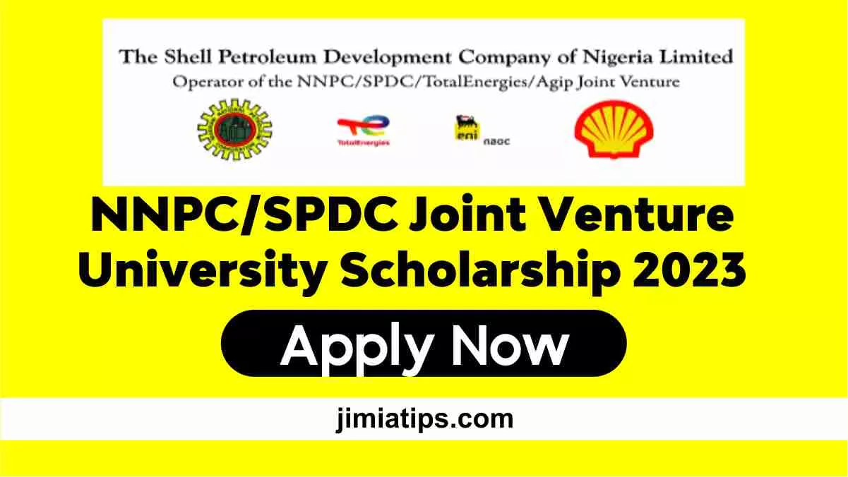 NNPC/SPDC Joint Venture University Scholarship 2023